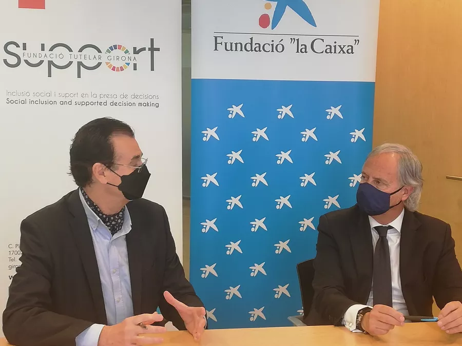 La Fundació “la Caixa” i CaixaBank col·laboren amb Support-Girona en el desenvolupament del projecte Espai Obert